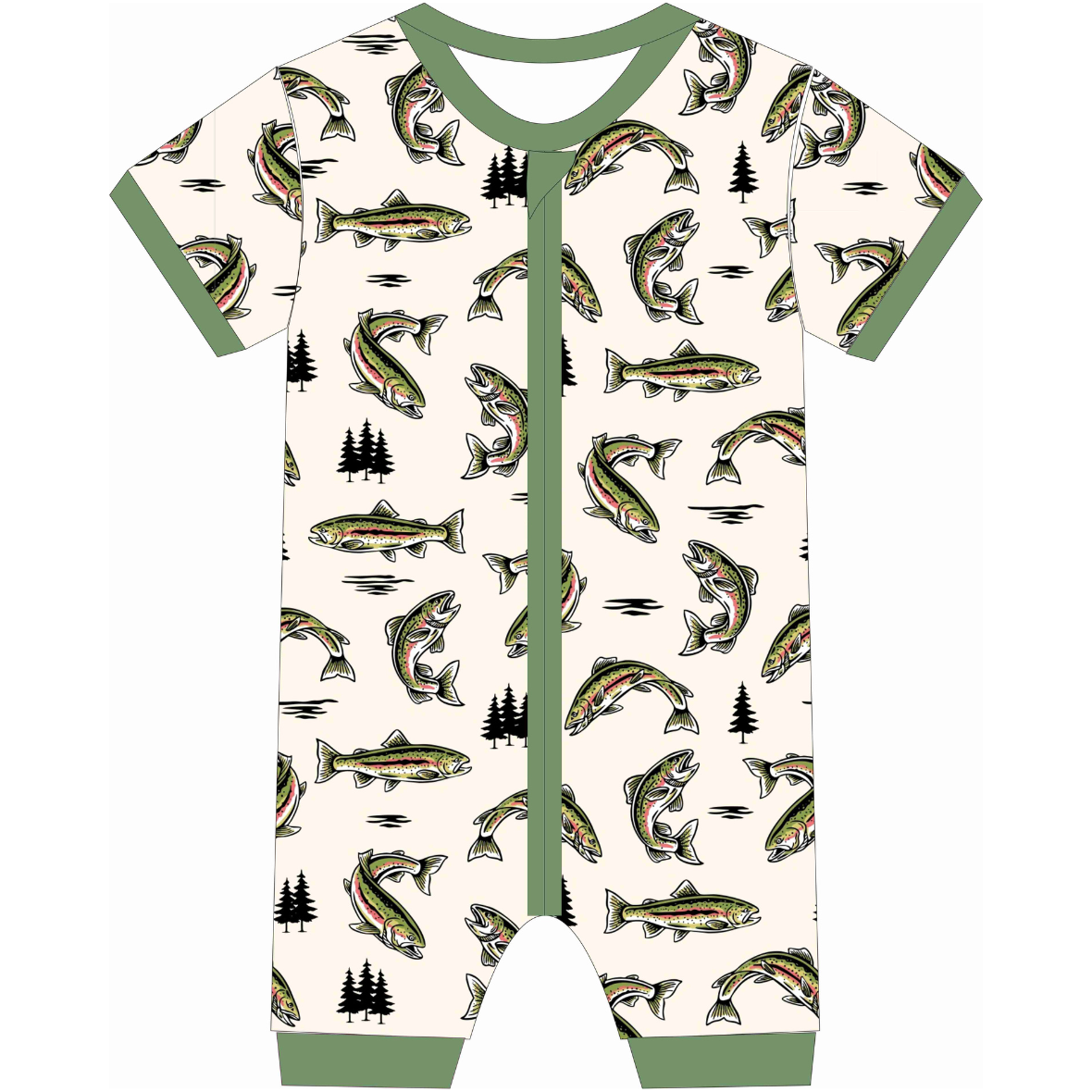 Gone Fishin' Bamboo Shortie