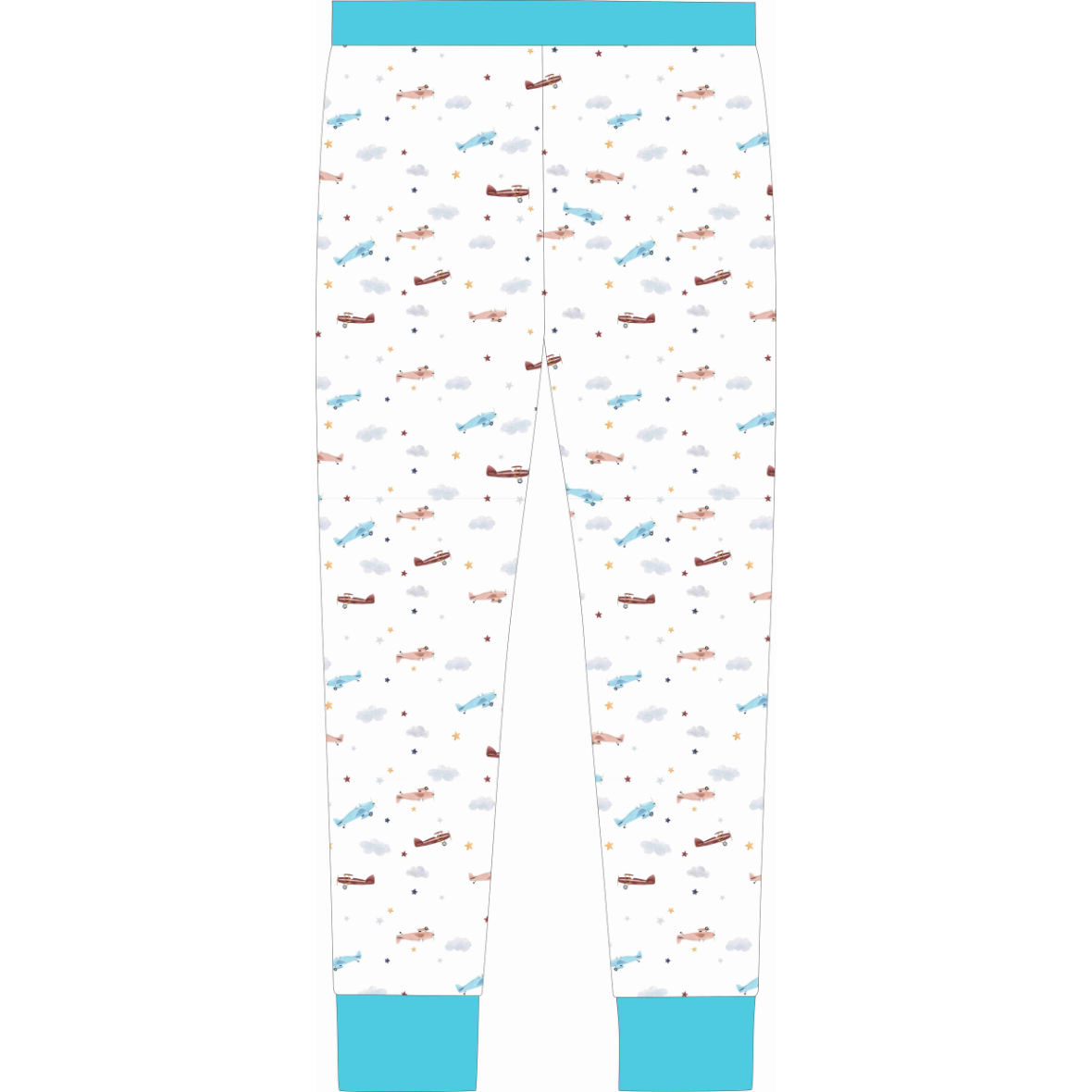 Vintage Airplanes Adult Bamboo Jogger