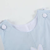 Blue Fuzzy Bunny Overalls