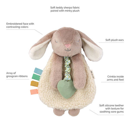 Taupe Bunny Itzy Friends Lovey™ Plush - Evvie Bean's Baby Boutique