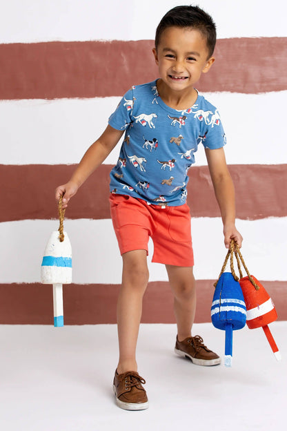 Kids Short Sleeve Crewneck Tee | Nantucket Pups