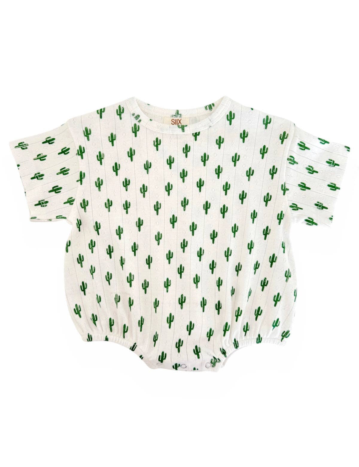 Cactus / Organic Pointelle T-Shirt Bubble