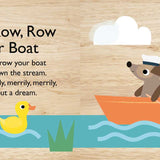 Touch and Trace Nursery Rhymes: Row, Row, Row Your Boat Bath Book & Baby Duck Gift Set by Editors of Silver Dolphin Books