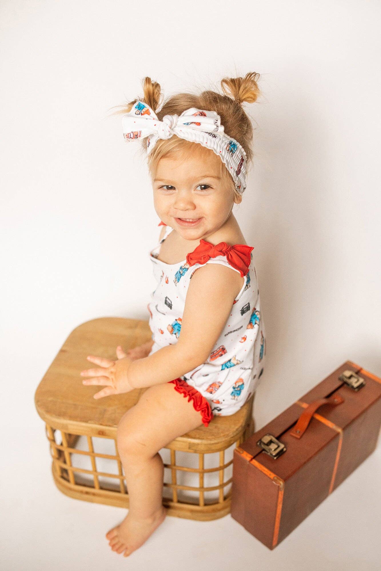 London Paddington™ | Organic Bowtie Shoulder Bodysuit