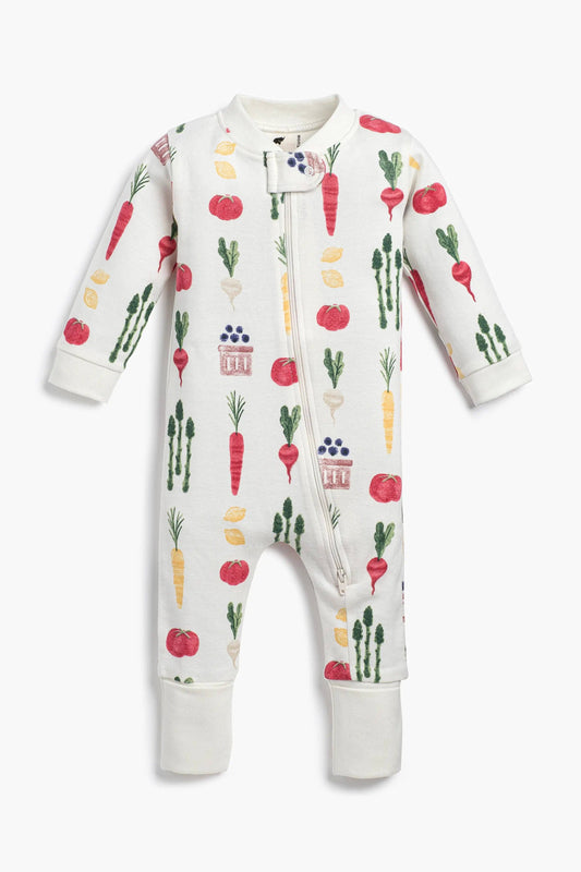 One-Piece Baby Pajamas | Farmers Market Haul