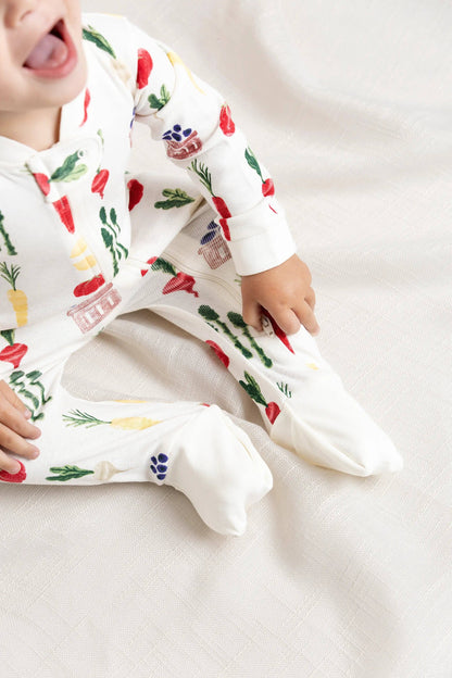 One-Piece Baby Pajamas | Farmers Market Haul