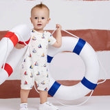 Baby Slub Shorty Romper | Little Skippers