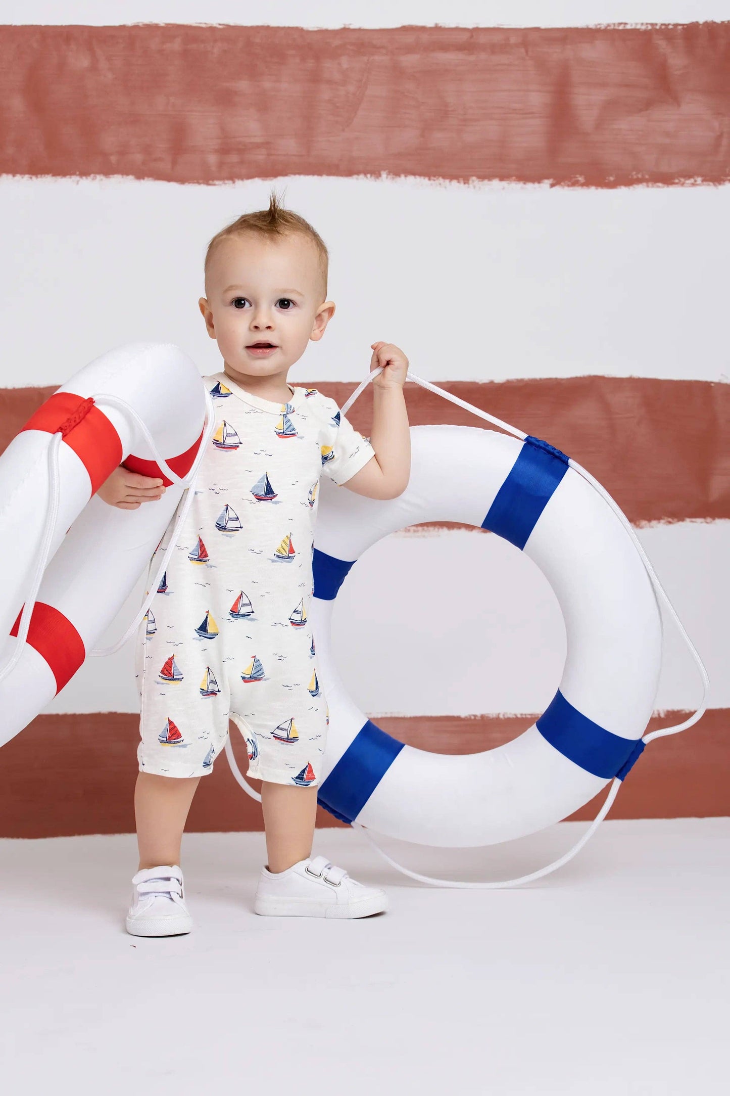 Baby Slub Shorty Romper | Little Skippers