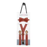 Bow Tie + Suspender Set  |Baby accessory, baby boy