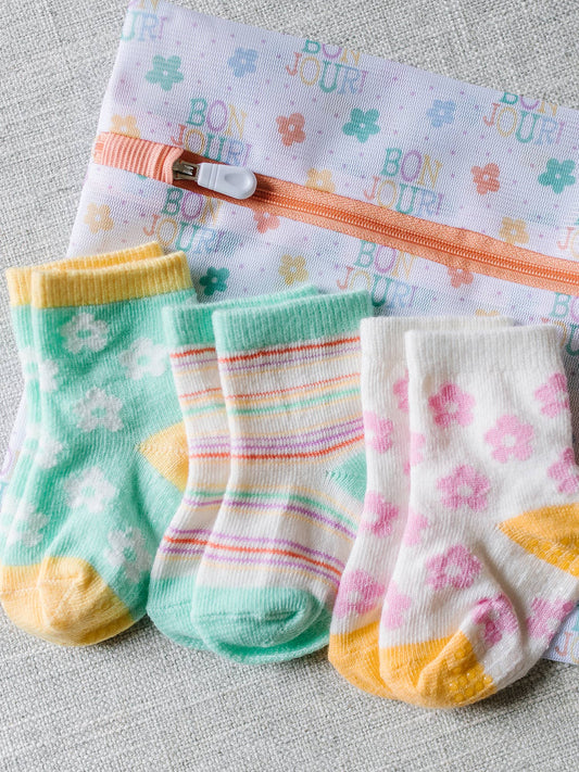 Baby Socks Trio  Bonjour Bébé