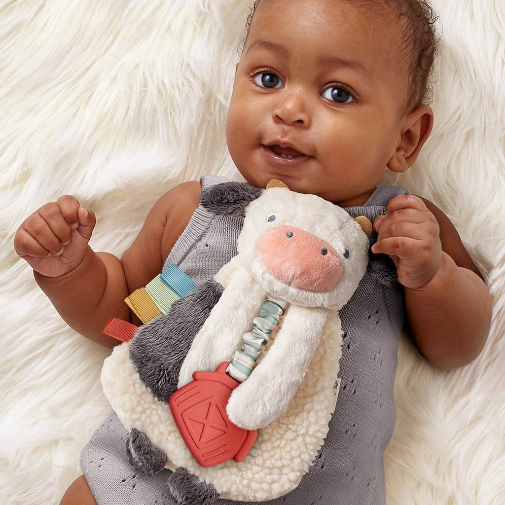 Cow Itzy Friends Lovey™ Plush - Evvie Bean's Baby Boutique