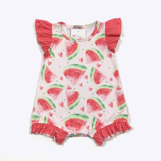 Watermelon Love Baby Summer Romper