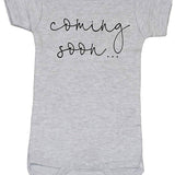 Pregnancy Announcement Onesie – Coming Soon Baby Bodysuit