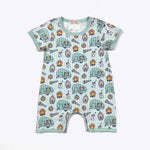 Campfires & Fireflies Romper 0 6mo