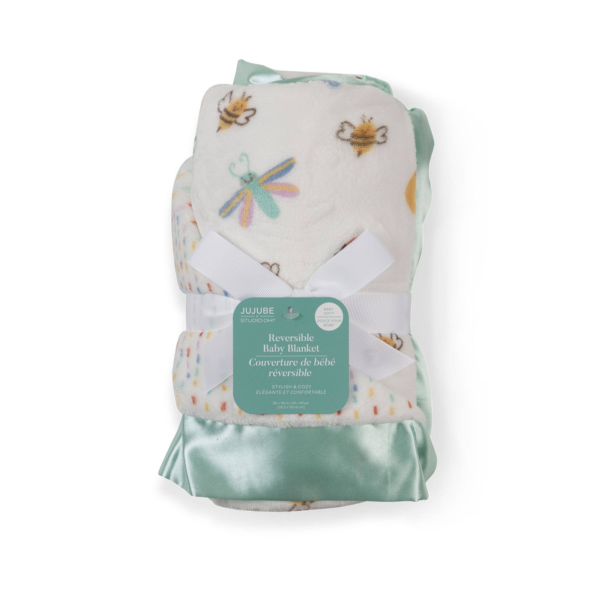 Reversible Baby Blanket Love Bug