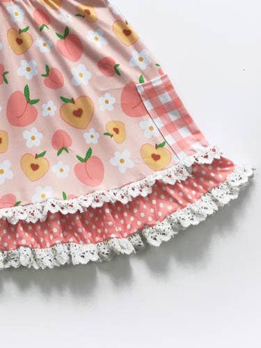 Peach Blossom Girls Dress