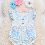 Bunny Meadow Pocket Ruffle Bubble