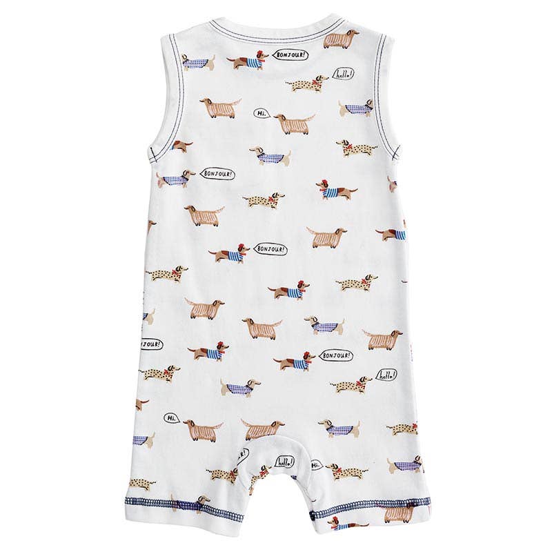 Bonjour Pup Tank Romper