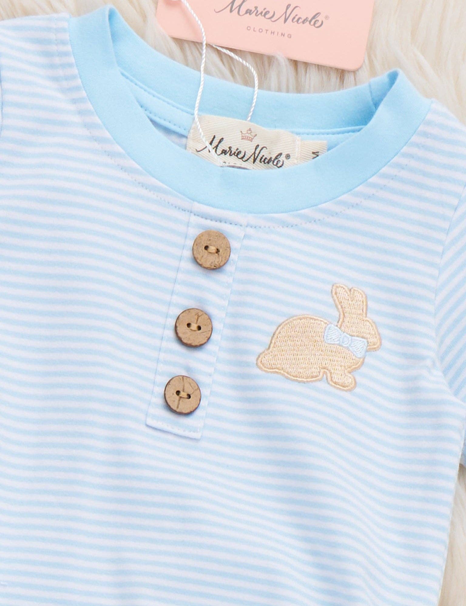 Picnic Hop Embroidered Cotton Bubble