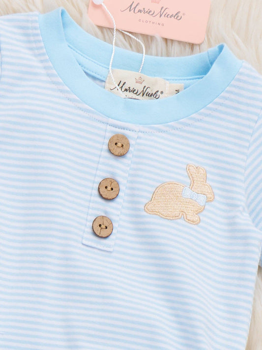 Picnic Hop Embroidered Cotton Bubble