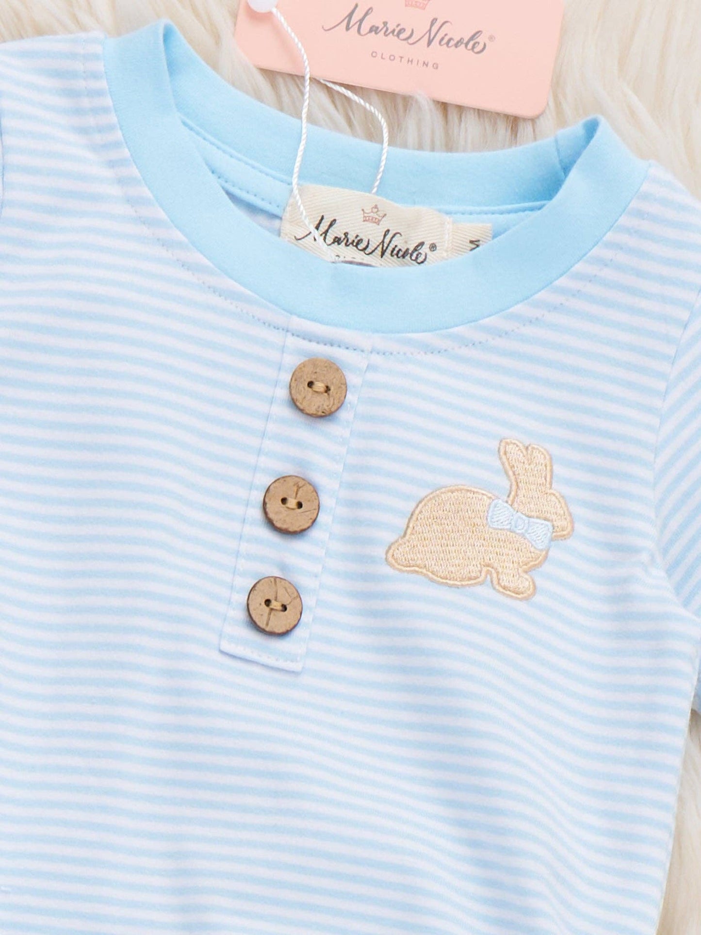 Picnic Hop Embroidered Cotton Bubble