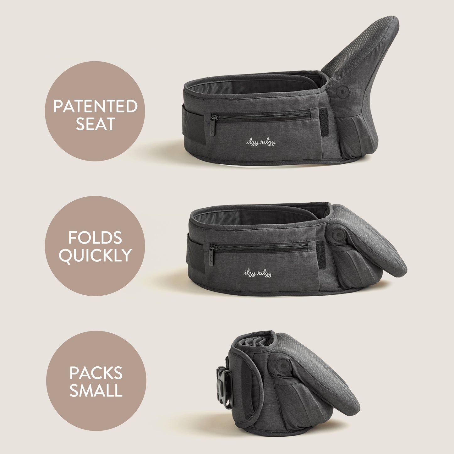 *NEW* Itzy Hold & Fold™ - Hip Seat Carrier