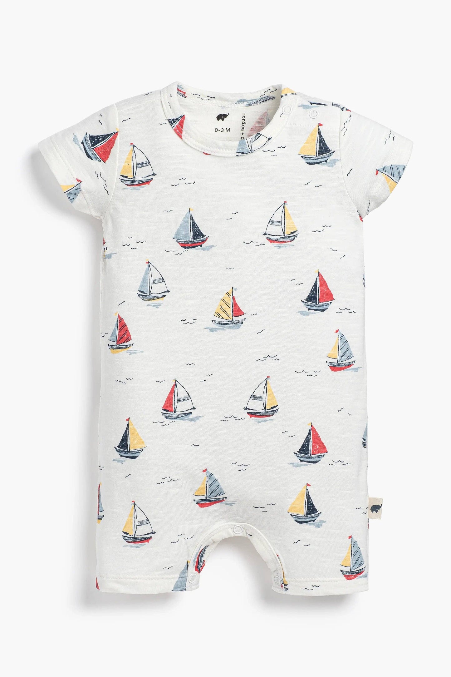 Baby Slub Shorty Romper | Little Skippers