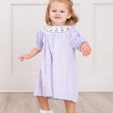 Tulip Smocked Striped Dress