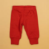 Red Classic Baby Pants NB