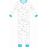 Vintage Airplanes Two Piece Bamboo Sleeper Set