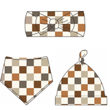 Autumn Checker Bamboo Accessories