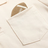 Light Brown Football Pocket Polo Golf Shirt