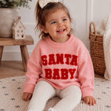Knit Sweater, Santa Baby Pink