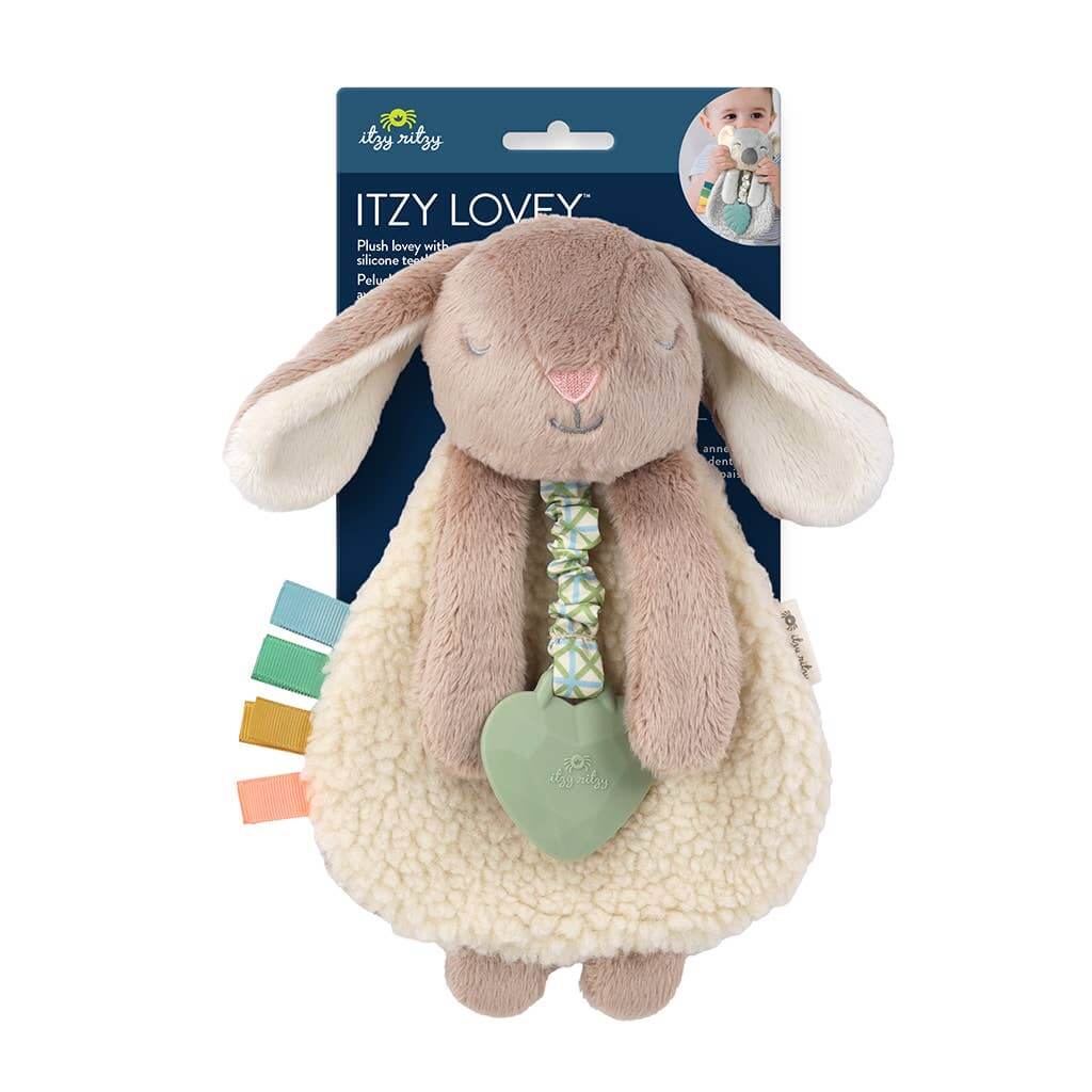 Taupe Bunny Itzy Friends Lovey™ Plush - Evvie Bean's Baby Boutique