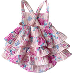 Muslin Ruffle Sunsuit- Garden Secrets