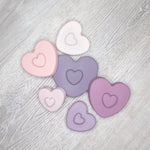 Silicone Stacking & Teething Hearts