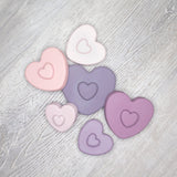 Silicone Stacking & Teething Hearts