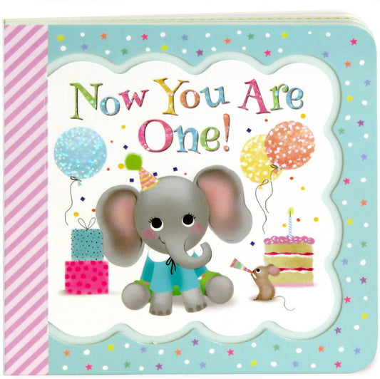 Now You Are One Keepsake Board Book Birthday Card