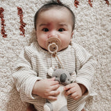 *NEW OPTIONS* Bitzy Pal Natural Rubber Pacifier & Plush