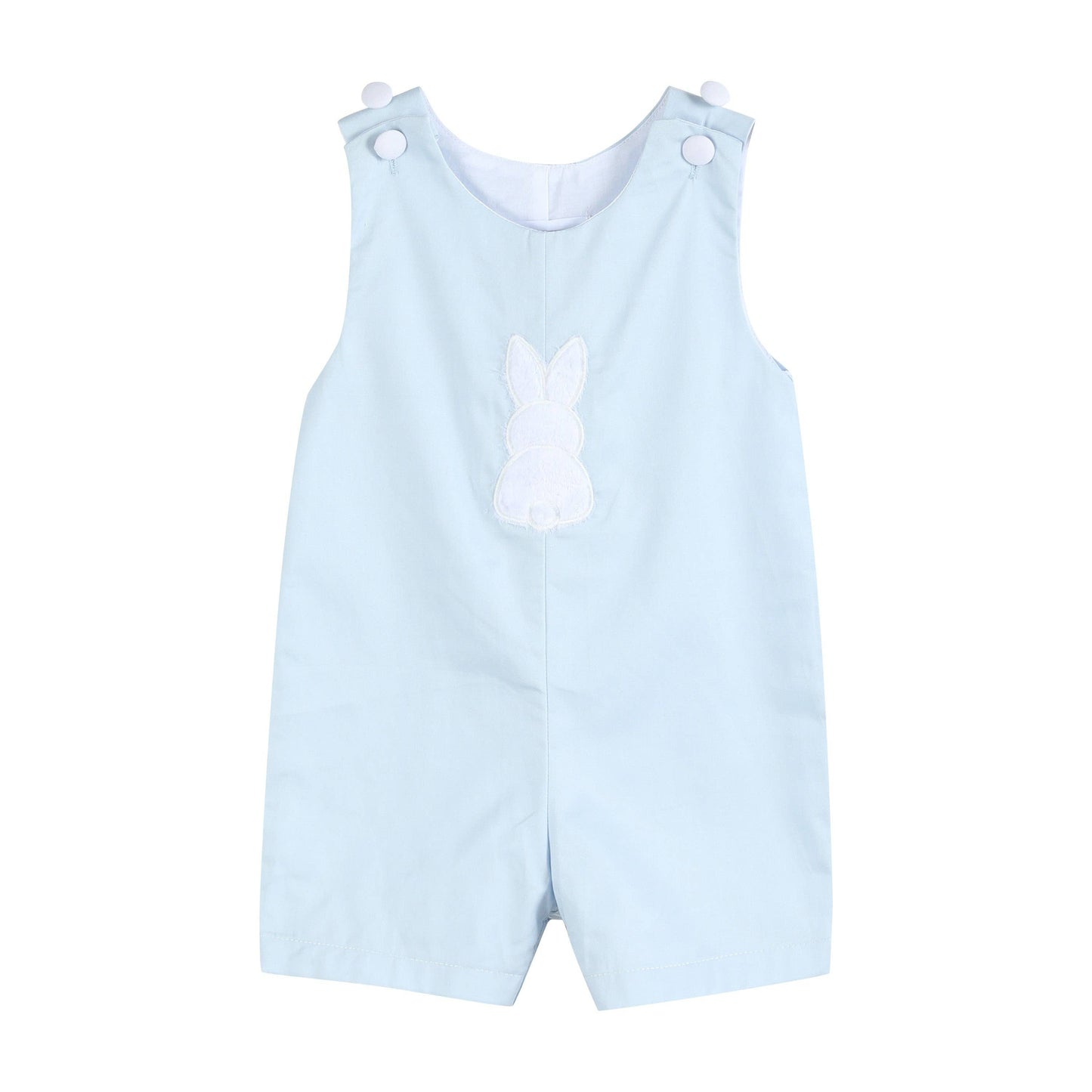Blue Fuzzy Bunny Overalls