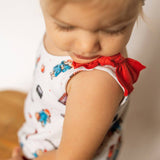 London Paddington™ | Organic Bowtie Shoulder Bodysuit