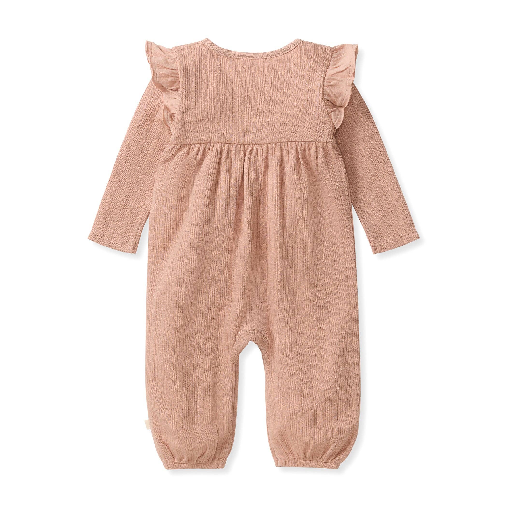 Ribbed Pointelle Jumpsuit