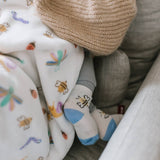 Reversible Baby Blanket Love Bug