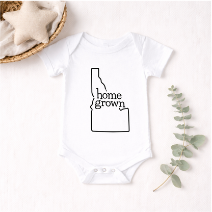 Idaho State Pride Onesie, Home Grown Baby Gift