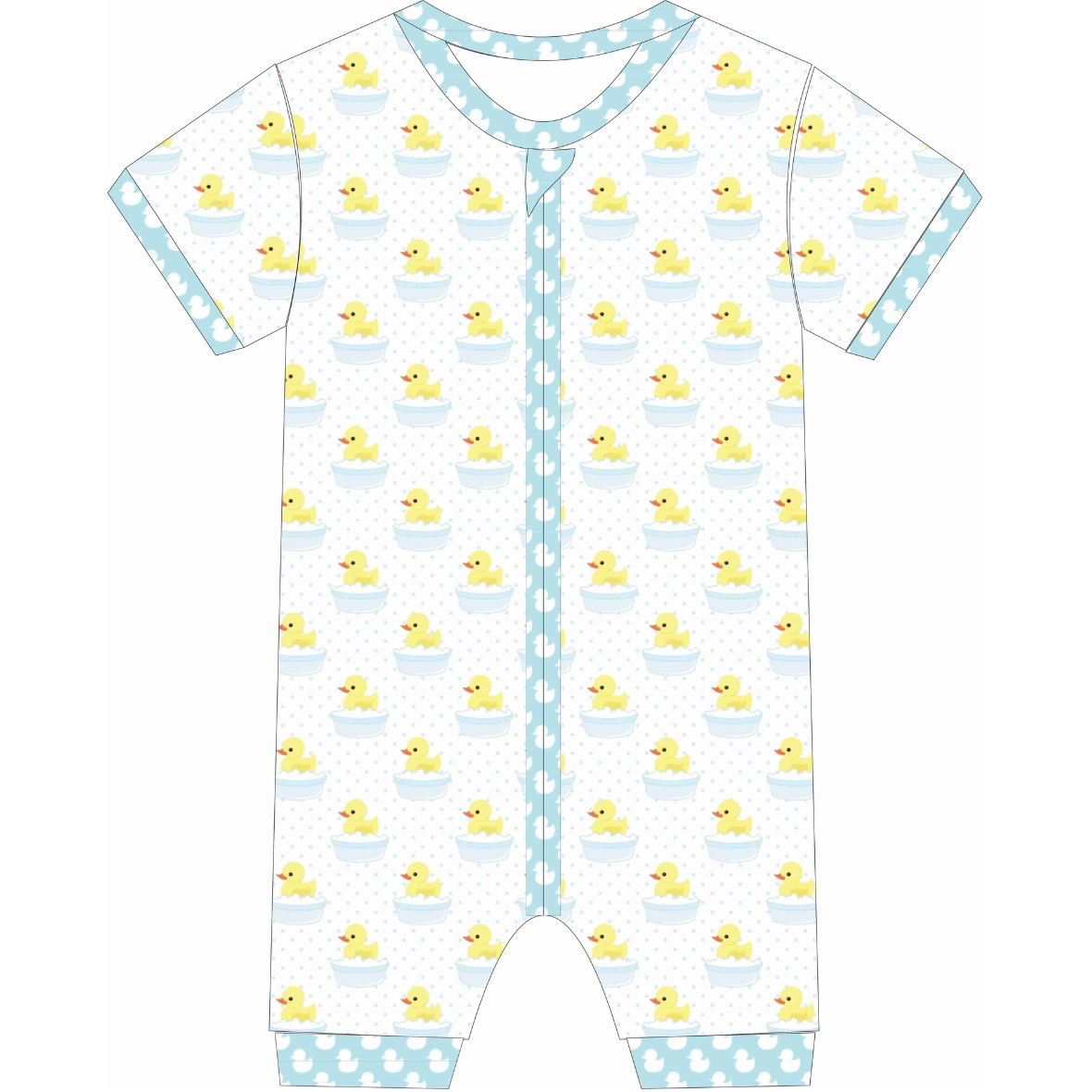 Splish Splash Duckie Bamboo Shortie