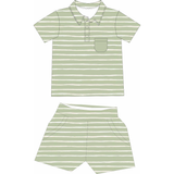Forest Stripe Bamboo & Cotton Boys Set