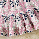 Cow Print & Coquette Ruffle Dress