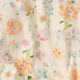Mediterranean Floral Baby Girl Bubble Rompers