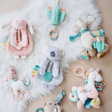 Itzy Friends Link & Love™ Activity Plush with Teether Toy