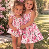 Muslin Smocked Tube Dress, Pink Splendor